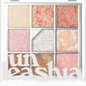 UNLEASHIA, Glitterpedia Eye Palette, Paleta farduri de pleoape, 6.2g