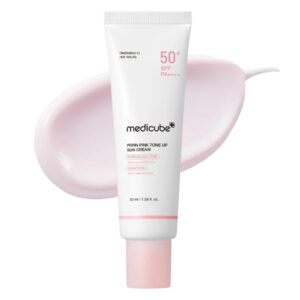 Medicube, PDRN Pink Tone Up Sun, Crema de Protectie Solara 50+ SPF PA++++, 50ml