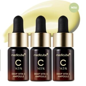 Medicube, Deep Vita C Ampoule Set, Set Seruri Pentru Stralucire cu Vitamina C, 3x10g