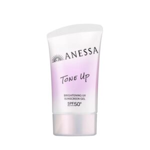Shiseido, Anessa Tone Up Brightening UV Sunscreen Gel SPF 50+ PA++++, Baza de Machiaj cu Protectie UV, 90g