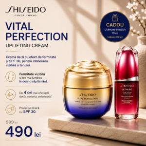 Shiseido, Vital Perfection Uplifting and Firming Advanced Cream, Crema Intensiva pentru Fermitate, 50ml