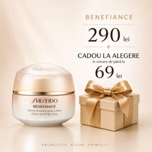 Shiseido, Benefiance Wrinkle Smoothing Eye Cream International Edition, Crema de Ochi de Zi Anti-rid, 15ml